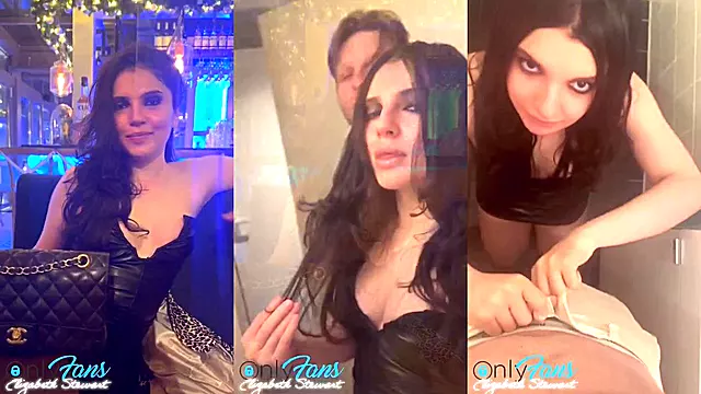Latina Trans Sucks Dick Hard in Public Toilet Slut Gets Her Mouth Fucked