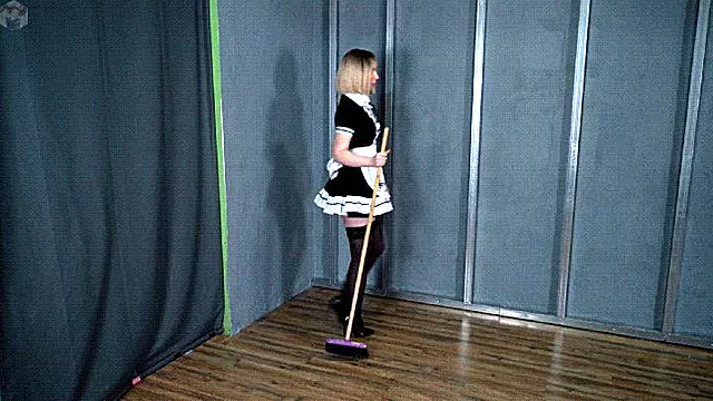 The symbiote envelops the maid and penetrates the vacuum bed