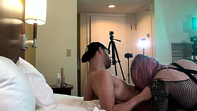 Goth Crossdresser Jade Madison Sucking Cock - Compilation 6
