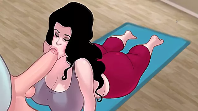 Animated cartoon, huge dick