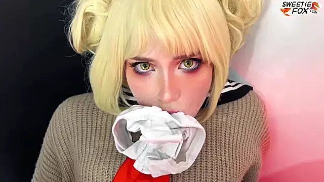 Himiko Toga and Her Hairy Pussy Celebrate 18th with First Sex and reampie