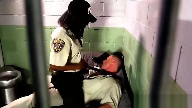 Stud Sucks Babes Strapon
