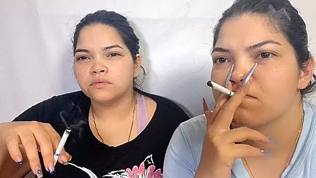 The Goddesses of Smoke Light Their Cigarettes