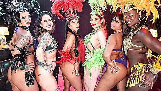 Real Carnaval Orgy: Samba Party Group Sex with Rita Almeida & BBC