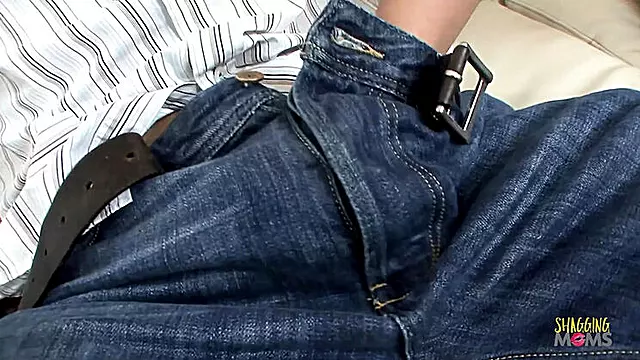 Adrianna Luna Big Tits Brunette MILF Sucks and Rides Cock on Couch