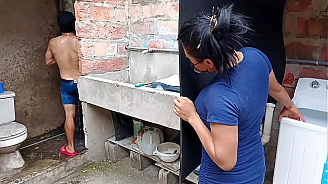 Amature Hot, Hisap, Milf, Orang Tua, Panjut, Orang Latin, Tidok, Kedapatan, Bilik Mandi, Meanri