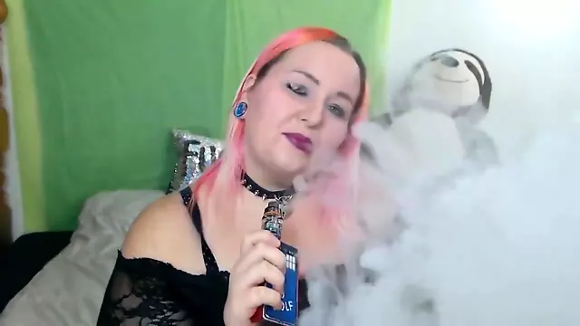 Vaping blowjob JOI BBW vape fetish