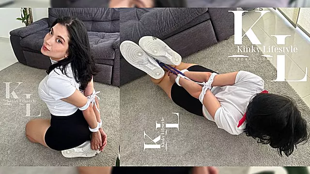 Rollenspiele, Bondage Fetisch, Damenbinde, Socken Fetisch, Fetischlady, Latina Gefesselt, Frau