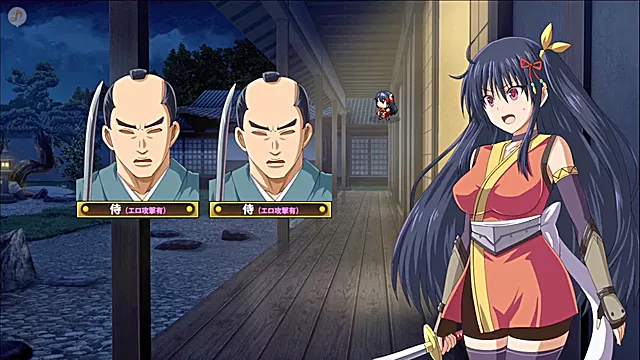 Kunoichi Karin gets down in this steamy manga porn game