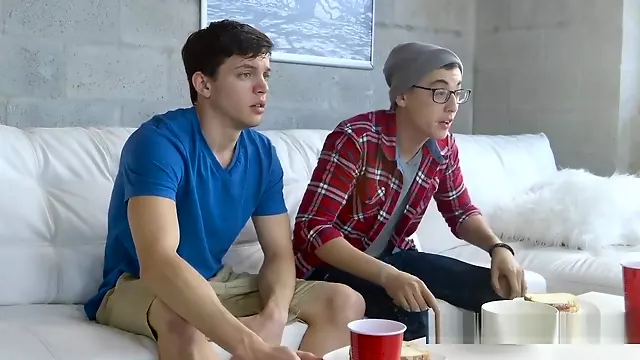 Huge Tits Milf Seducing Teen Guy