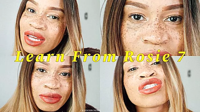 Learn From Rosie 7- Ebony Femdom Goddess Rosie Reed Mental Domination Slave Training Programming- 1080p HD