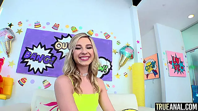 Anal Arschlecken, Mager Anal, Blond Doggystyle Fuck, Blond, Blonde Möpse, Blasen Und Spritzen