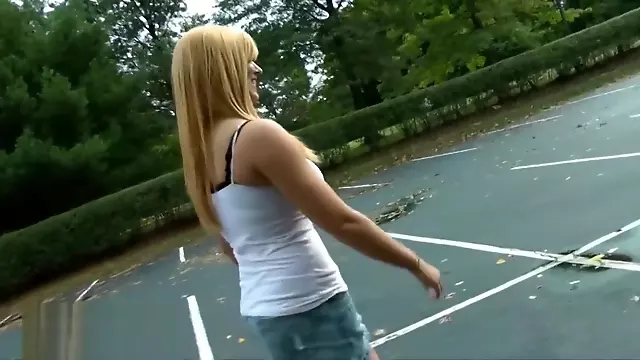 Tasha Cole Teasing In The Park