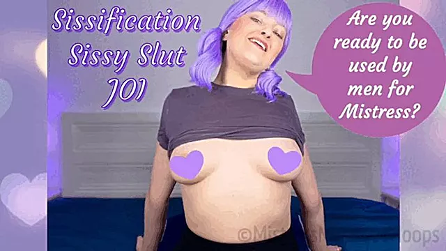 Sissification Sissy Slut JOI - Get sissy makeover before taken out for men to use! - Female Domination, Femdom, Jerk off Instruction, Verbal Humiliation, Make Me Bi, Bisexual Encouragement with Mistress Mystique Hoops - WMV