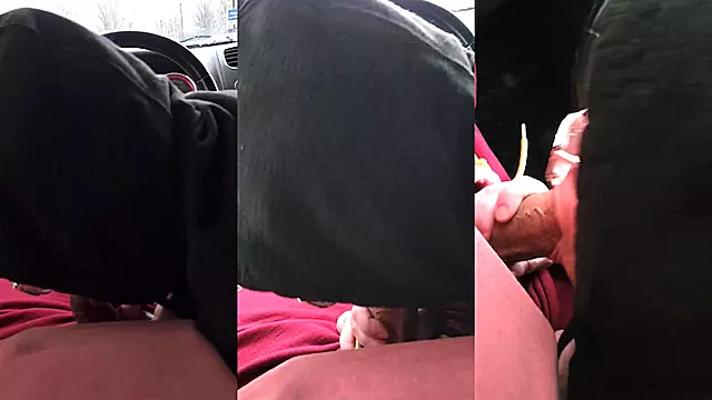 GETTING a blow job before work