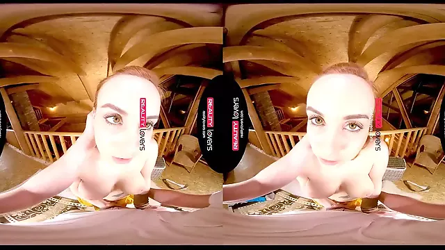 Red-haired, virtual sex pov