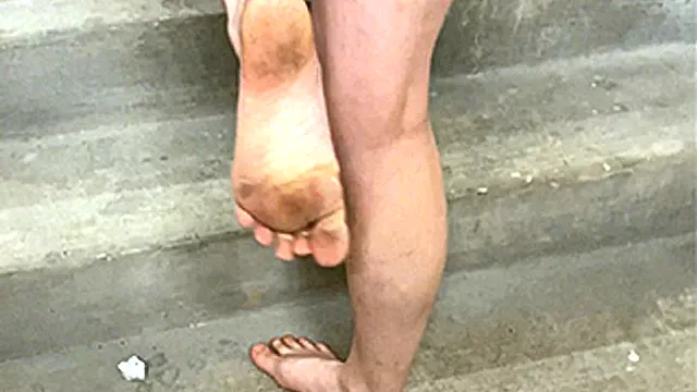 Dreckige Füsse, Fussfetisch, Alt Fussfetisch, Füße