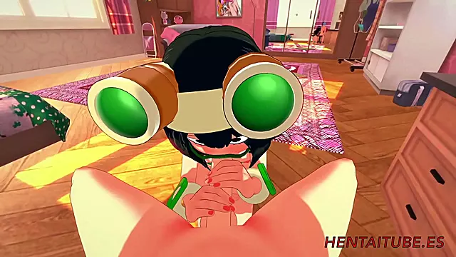 Tsuyu Asui & Todoroki Shoto s Steamy My Hero Academia Hentai Session Ends in Creampie