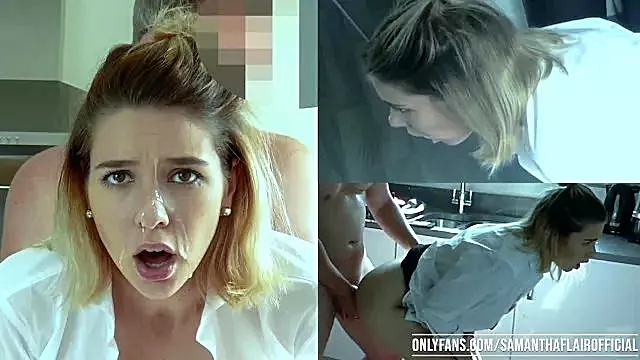 Blondýna Náctiletá Krásky, Blonde V Prace, Mladá Blondýnka, Blondýna Starší, Semeno V Obličeji