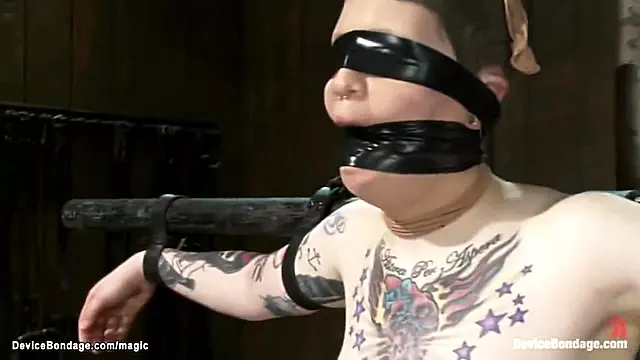 Bound Slaves Machine Fucked In The Air