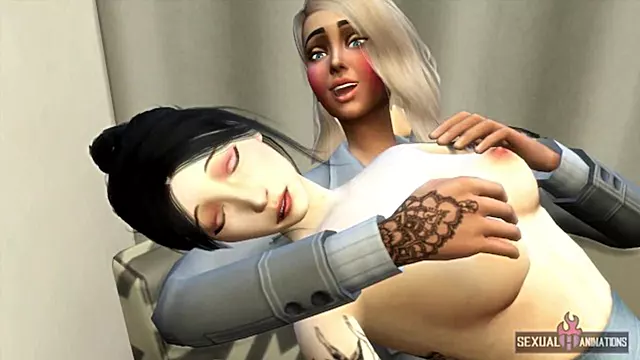 Große Titten Großer Arsch, Tattoo Big Titten, Zeichentrick Lesbians Sex, Mädchen Holen Sich Eine Runter