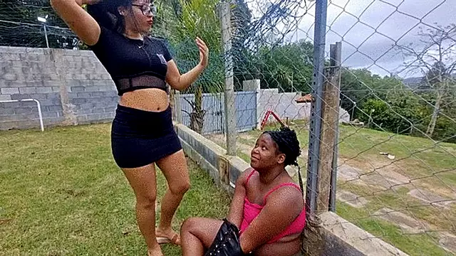 Dominasi Ebony, Kulit Hitam, Hitam Dan Eboni Interracial, Remaja Kulit Hitam, Muka, Meludah Di Wajah