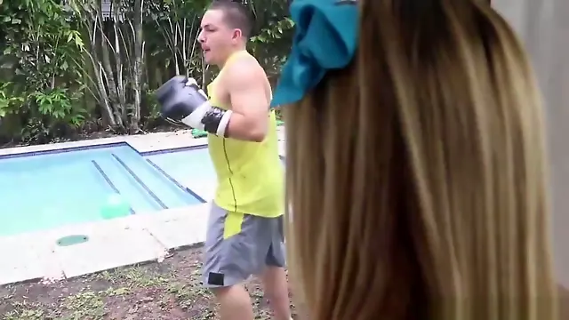 Ally Berry Giving Pete A Nice Deep Throat Blowjob