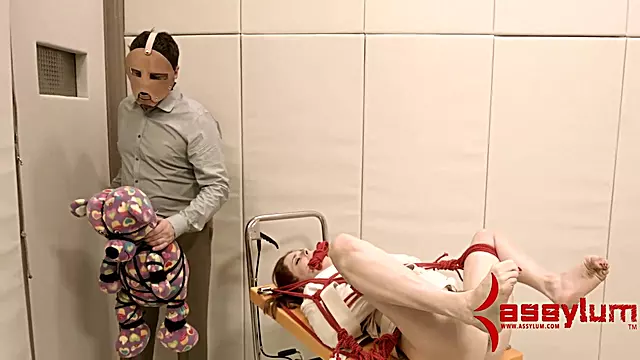Tied up hottie Penny Pax gets roughly fucked on the floor