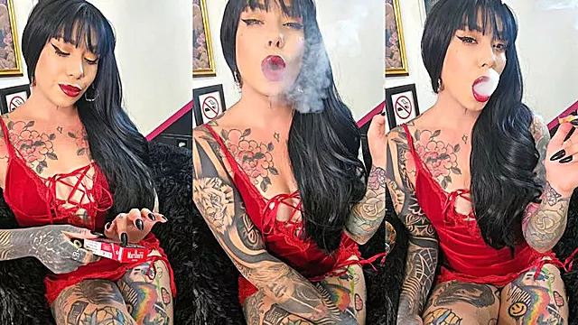 You can't quit smoking to exercise! Your chainsmoking Godesss is here to make sure of it -Kinkerbell23