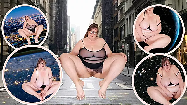 Giantess Cums and Grows Bigger Than the Universe