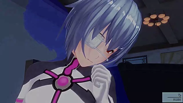 Uncensored Japanese hentai anime Evangelion Rei Ayanami defloration