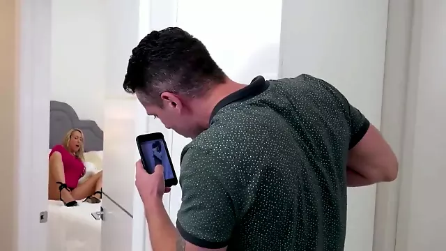 Lewd mom Brandi Love incredible xxx clip