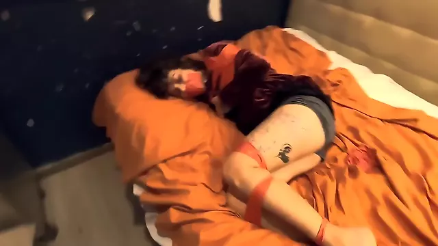 Extreem Bdms, Vastbind Uitdaging, Fetisch Bondage, Vastbinden Voeten, Voeten Brunette, Voet Fetisj