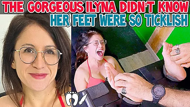 THE GORGEOUS ILYNA DIDN'T KNOW HER FEET WERE SO TICKLISH - HD WMV