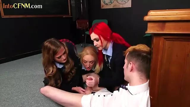 Blowjob W Biurze, Cfnm Fetysz, Obciaganie, Femdom Ruda, Fetysz Obciaganie, Rudowłosa Ręczna Robota