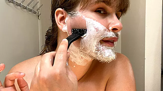 First Time Shaving My Facial Hair