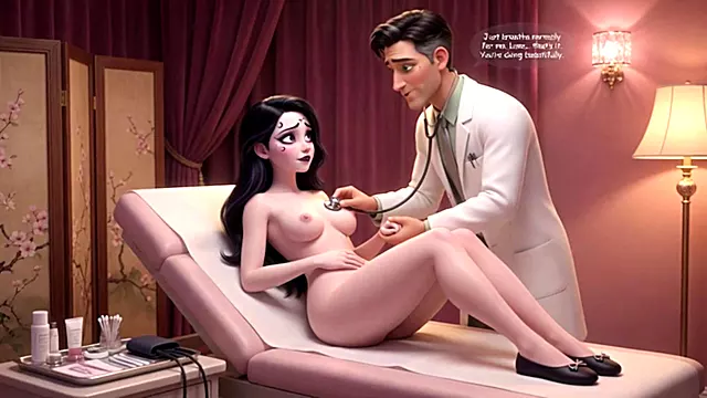 Luna's Sensual First Checkup Gothic Beauty Awakens in Her Doctor's Caring Hands (ai Generated)