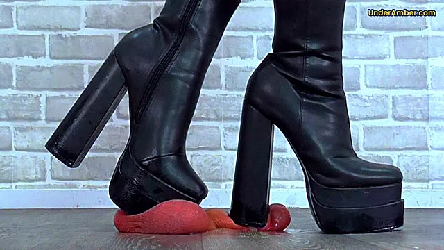 Ballbusting Boots Vol 4: Smashing Your Cock & Balls Under My MONSTER Platform Boots - Bug Cam (D60)