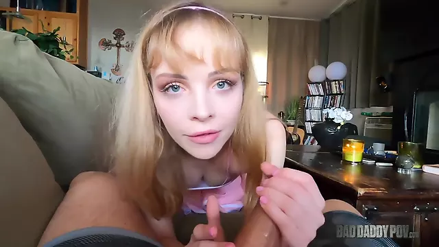 Horny Teen Will Do Anything For Stepdaddys Cock - Aliya Brynn