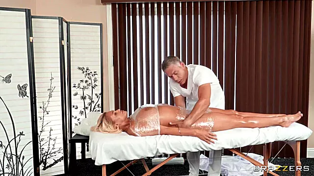 Indulges In Elite Spa Pleasures With Mick Blue And Charli Phoenix