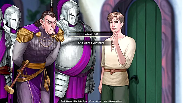 Animated, visual novel
