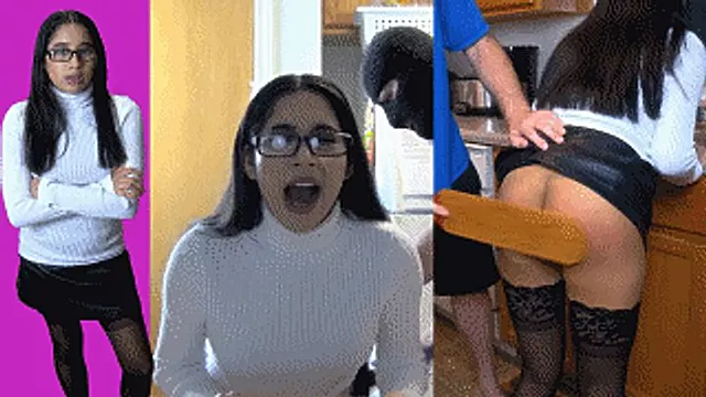 Kvindelig Chef, Læder Fetish, Strømper Fetish, Læder Madamen, Strømper, Smæk Inumsen Ældre Dame