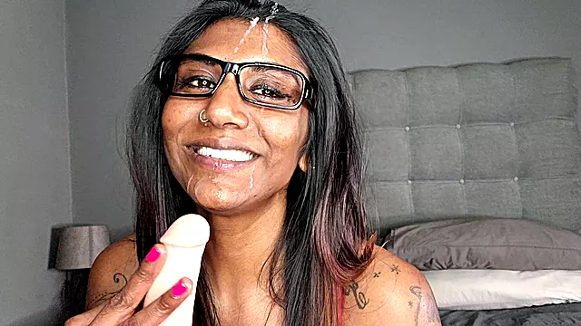 Lingerie Tattooed Desi Slut in Nerdy Girl Gasses, Step Father and Step Brother Sexual Fantasy