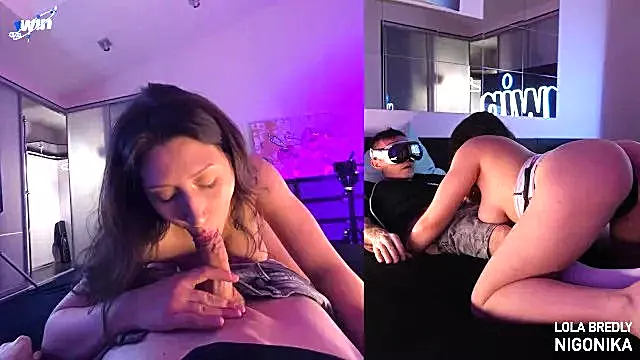Attention Big Tits!!! Pov Blowjob in Apple Vision Pro Glasses with Beauty 1wi...
