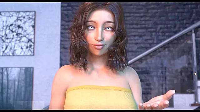 Adorable time alone with MissKitty2K in a cute animated world