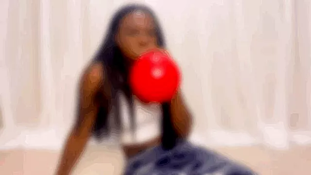 Balloon Fetisch, Blasen Mund, Im Mund Kommen, Mund, Mouthfetisch