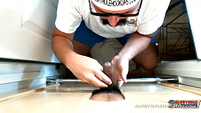 Latino Guy Back At The Gloryhole