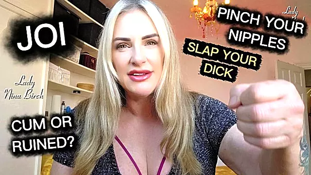 Lady Nina Birch - Frantic JOI Cum Or Ruined