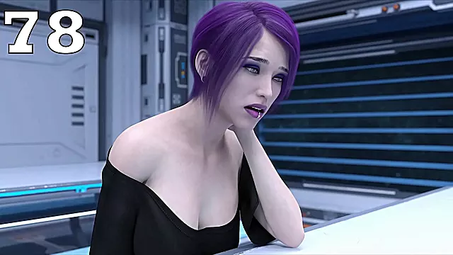 Emo Space Girl Gets Busty In Sexy Outfits For Intense 3D Hentai Gameplay