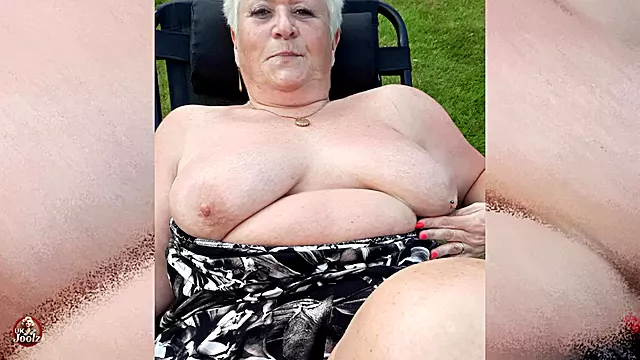 Modne Bbw Solo, Store Patter Solo, Udendørs Store Patter, Store Bryster, Moden Granny, Naturlige Store Bryster